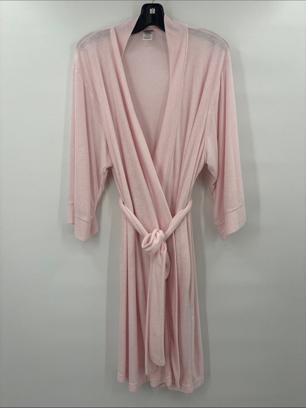 Natori Light Pink Wrap Robe with Self-Tie Belt Size XL